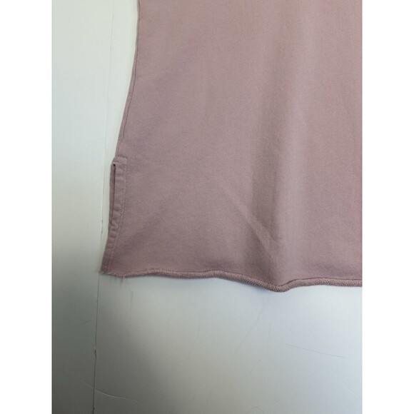 Eileen Fisher Med Hi Crew Neck Long Tunic Light Plum Lagenlook Boxy Made In Peru - Picture 6 of 14